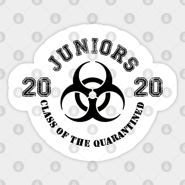 Juniors 2020 - Class of the Quarantined Sticker by ArtHQ